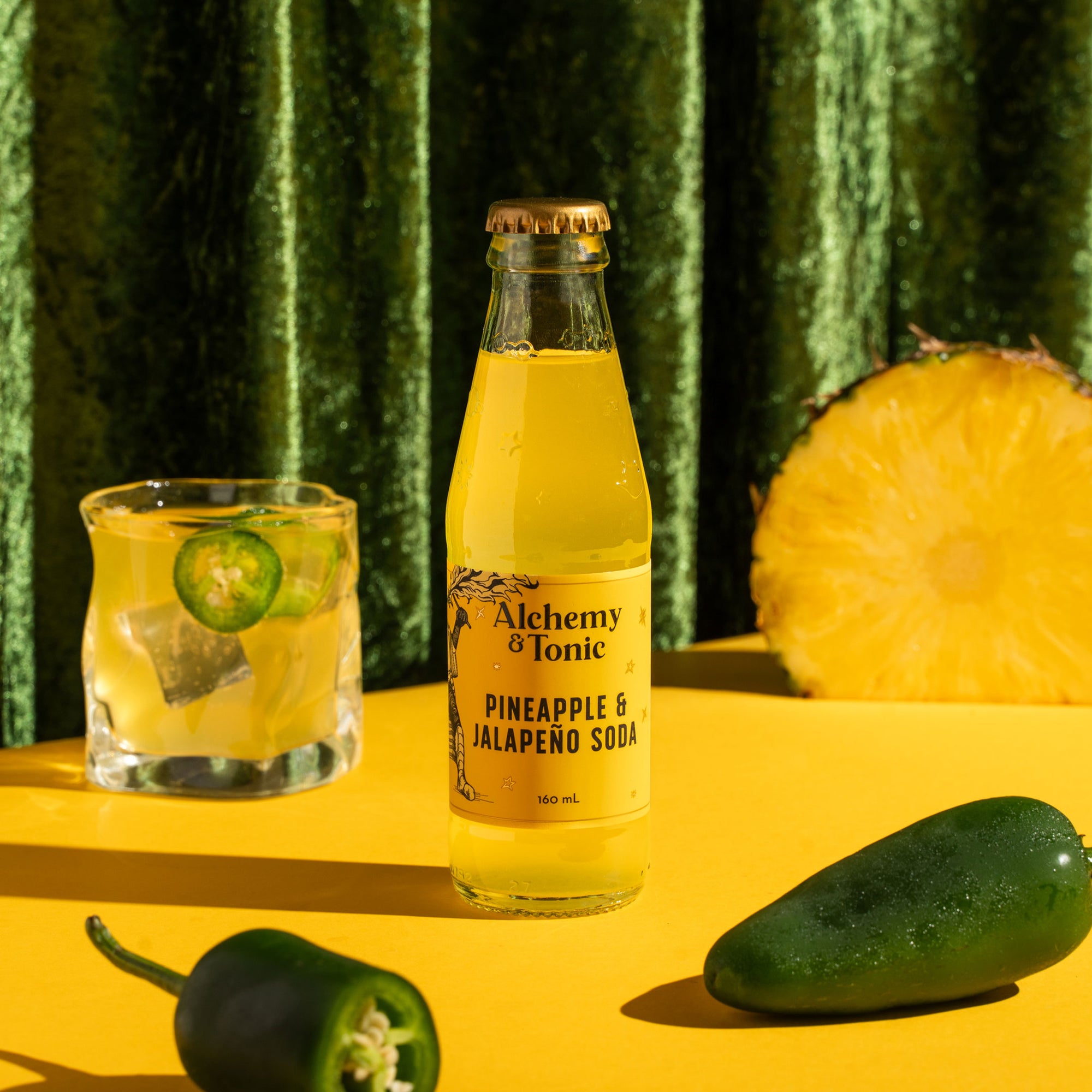 Pineapple & Jalapeño Soda - 160mL