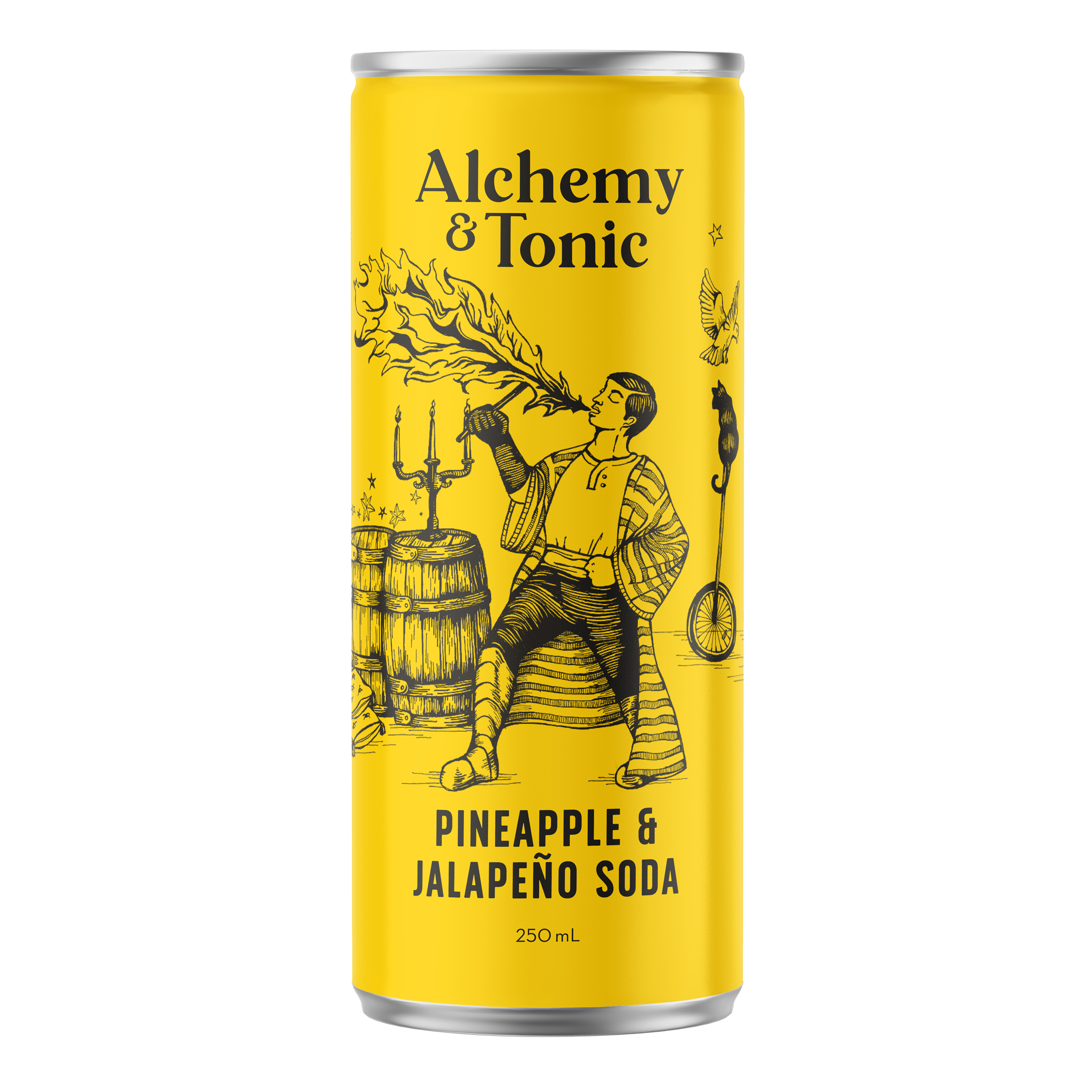 Pineapple & Jalapeño Soda - 250mL