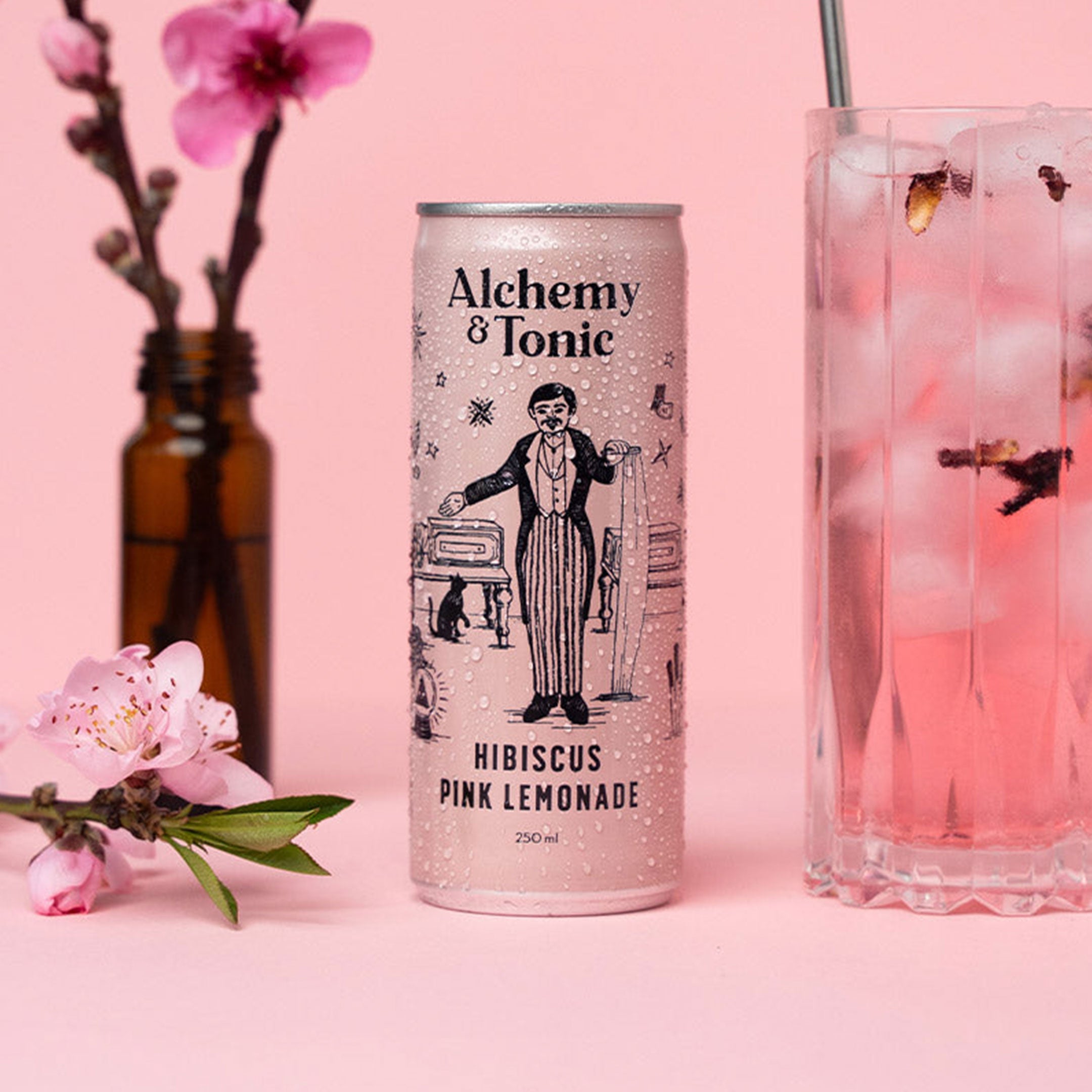 Hibiscus Pink Lemonade - 250mL