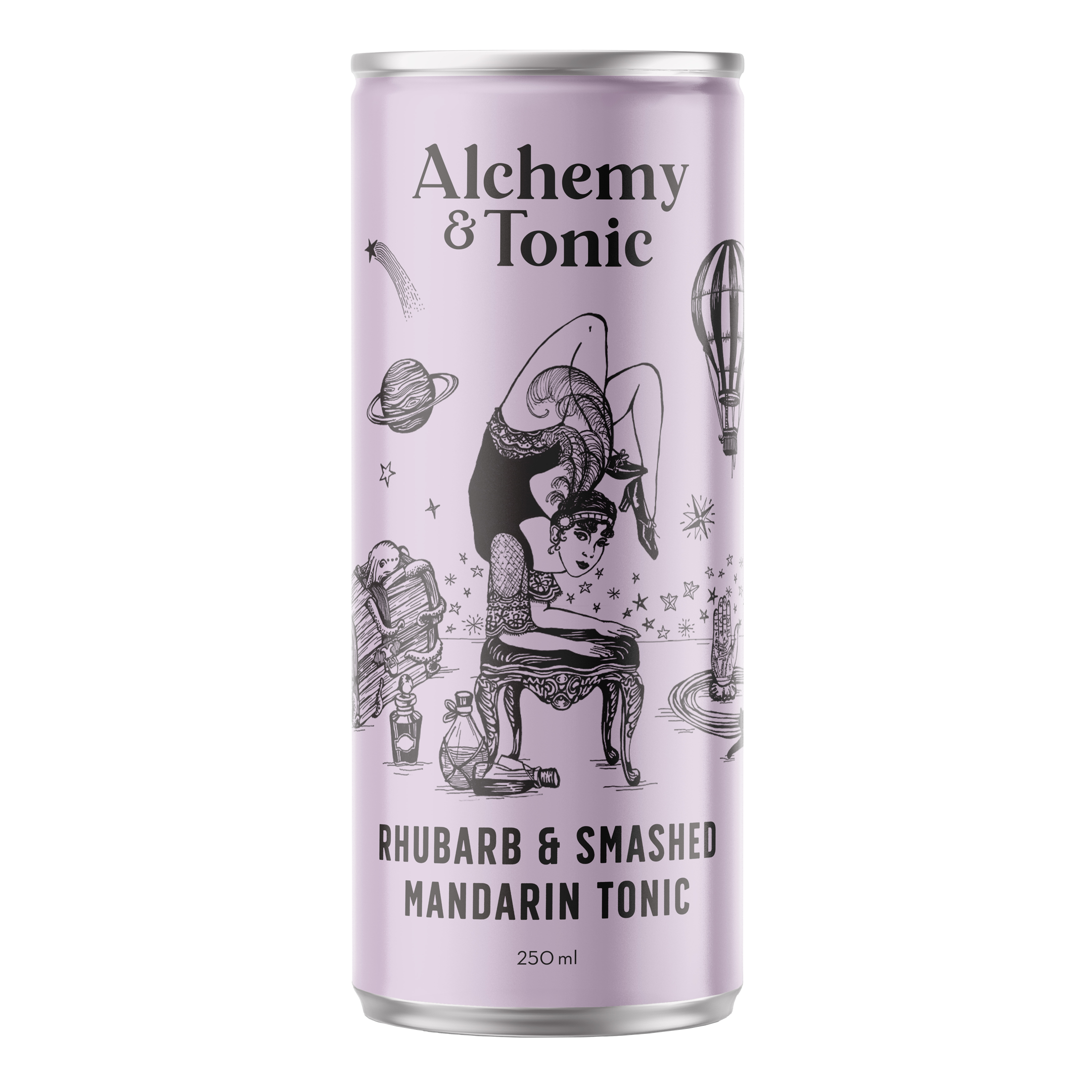 Rhubarb & Smashed Mandarin Tonic - 250mL