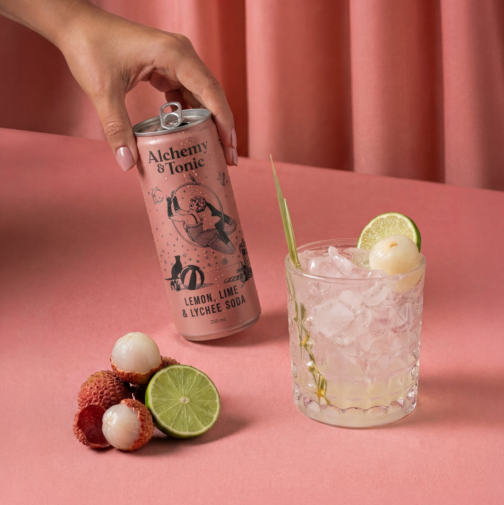 Lemon, Lime & Lychee Soda