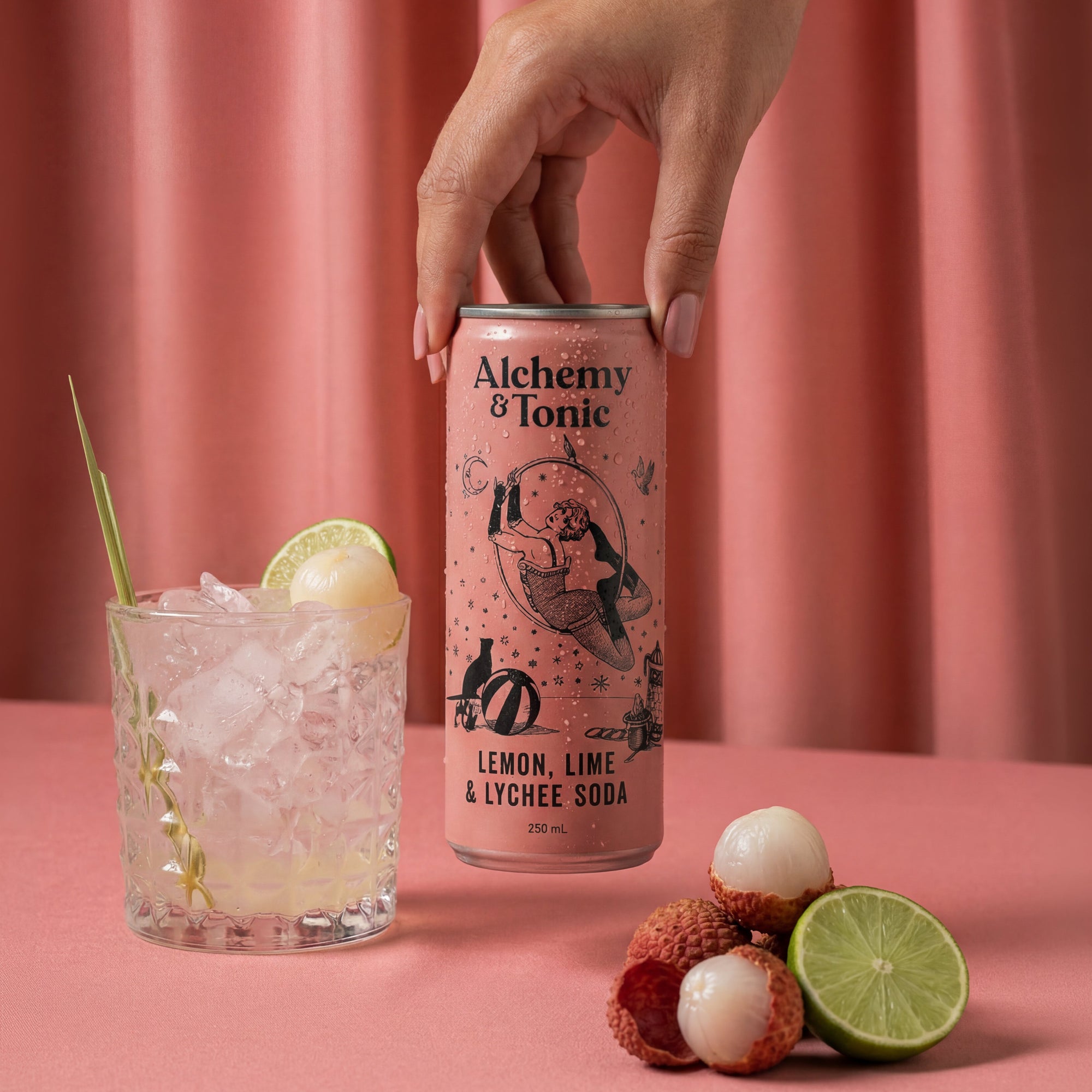 Lemon, Lime & Lychee Soda