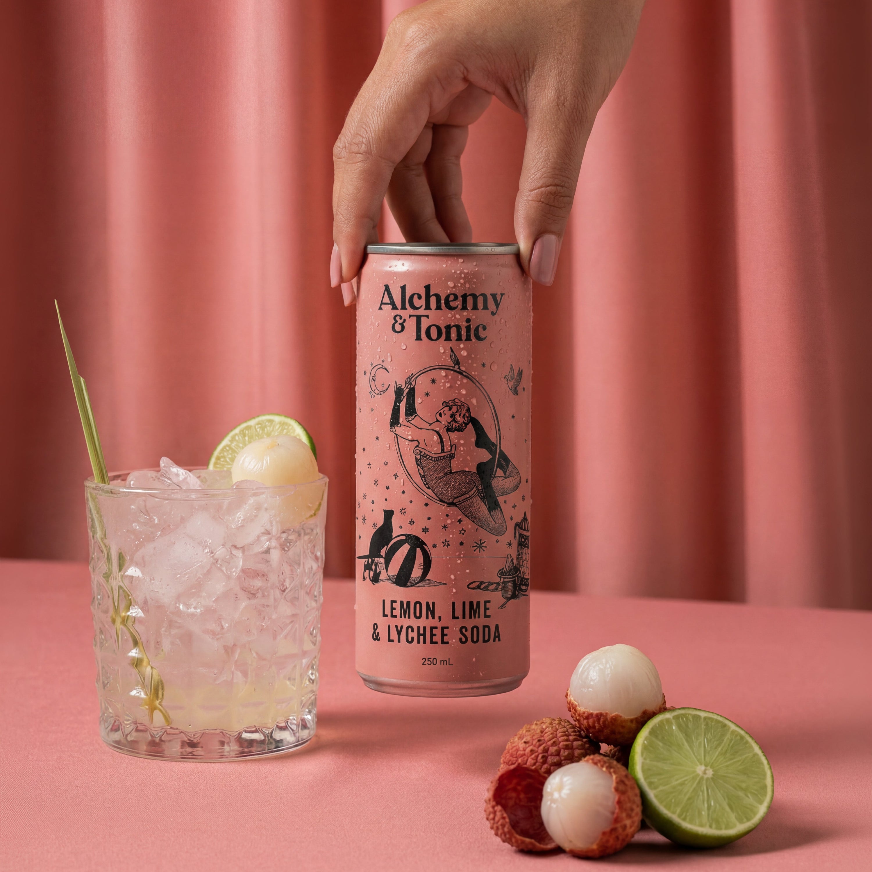 Lemon, Lime & Lychee Soda