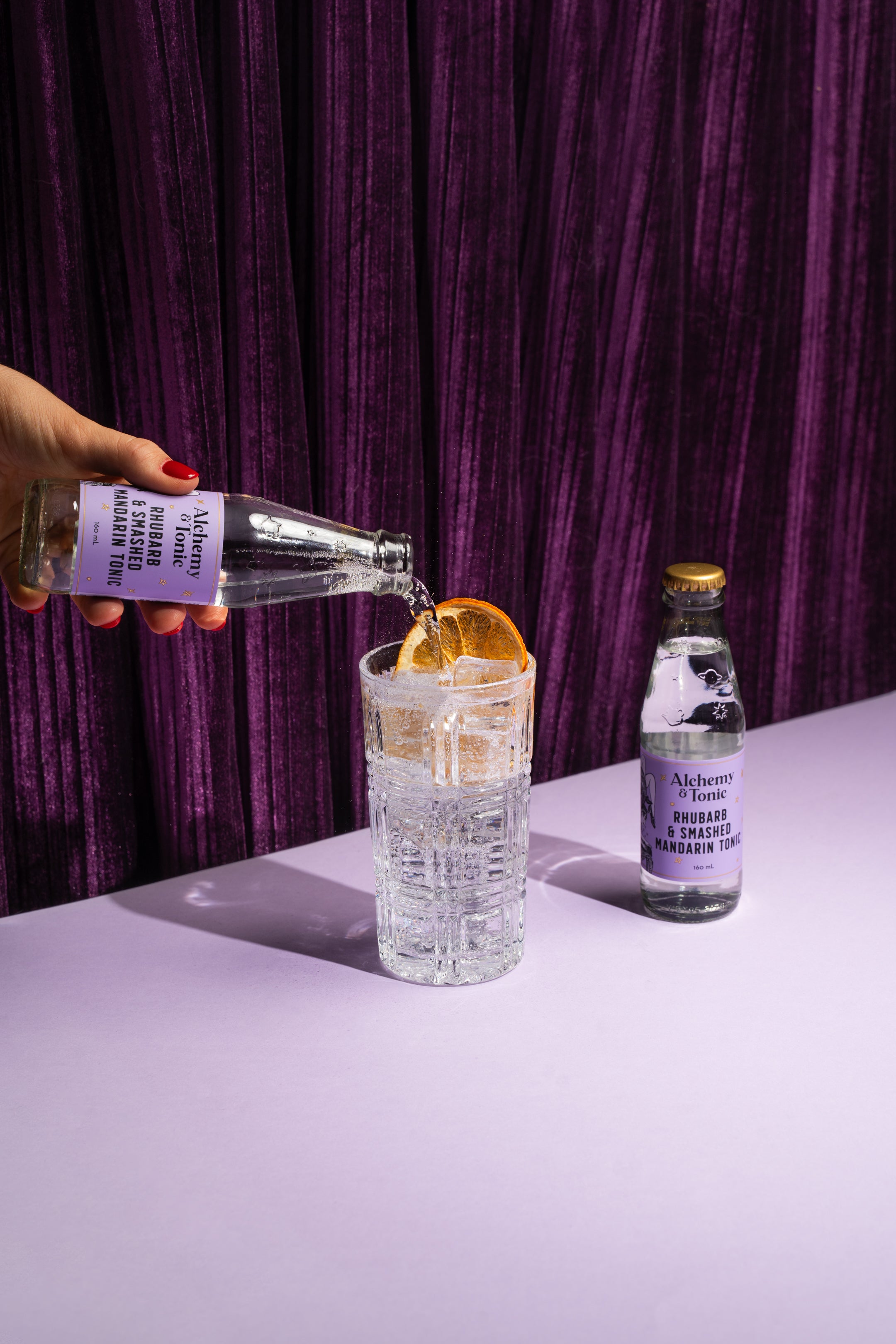 Rhubarb & Smashed Mandarin Tonic - 160mL