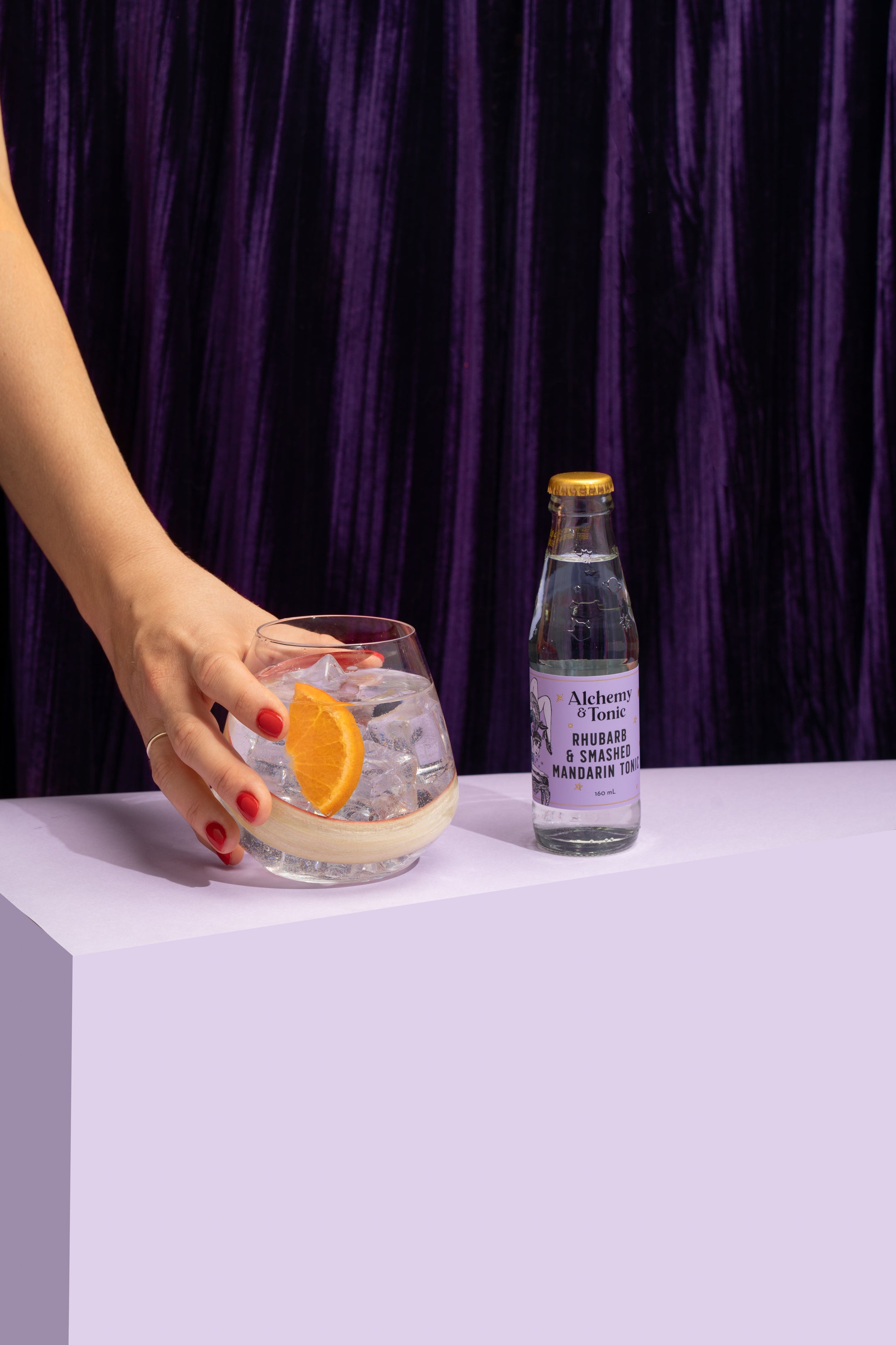 Rhubarb & Smashed Mandarin Tonic - 160mL